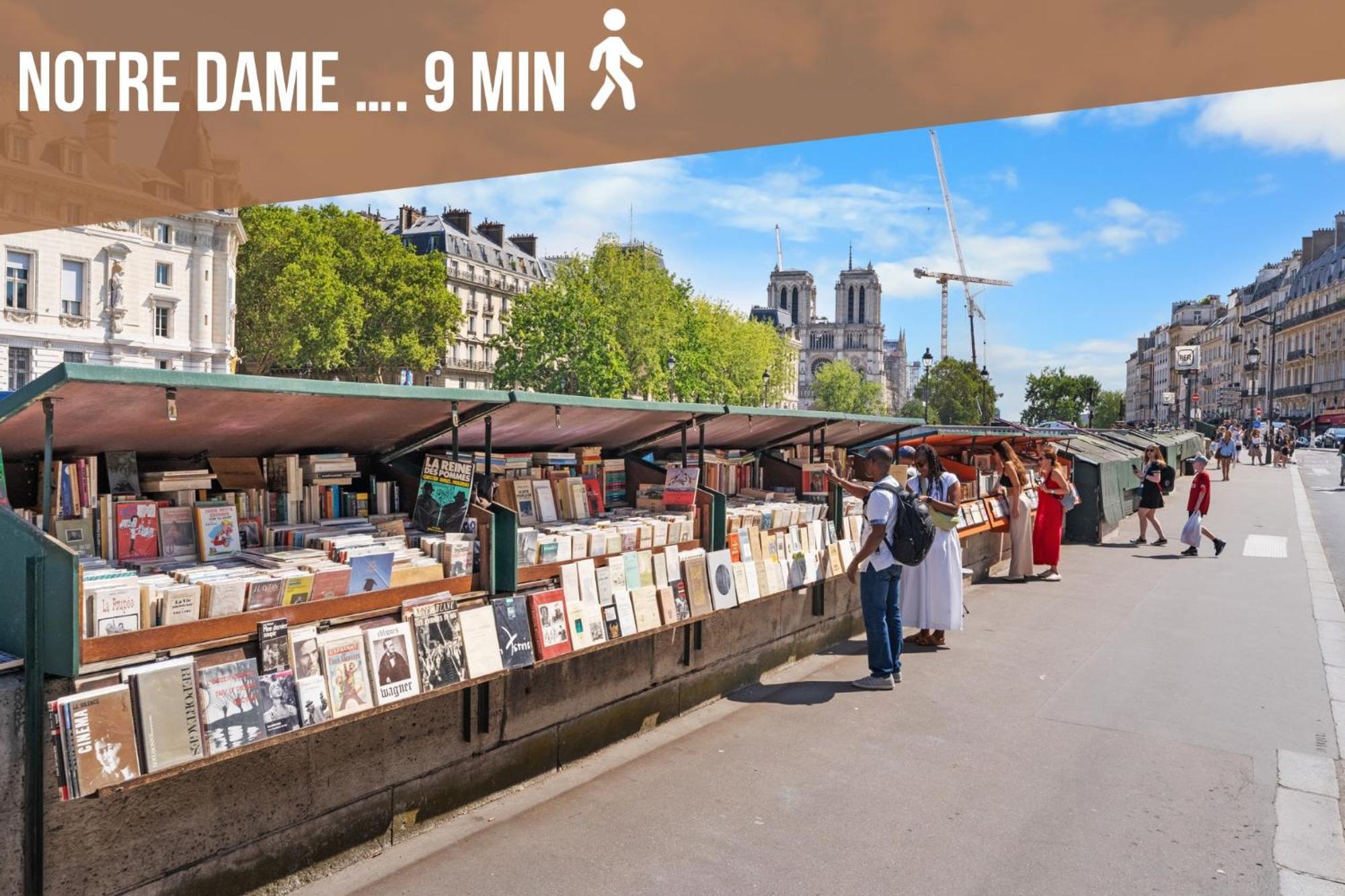 Appartement Cosy A 9 Min A Pied De La Cathedrale Notre Dame باريس المظهر الخارجي الصورة