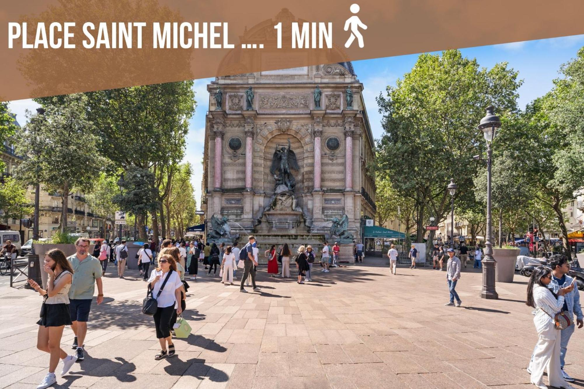 Appartement Cosy A 9 Min A Pied De La Cathedrale Notre Dame باريس المظهر الخارجي الصورة